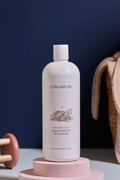 Babapúder illatú babafürdető és sampon 500 ml