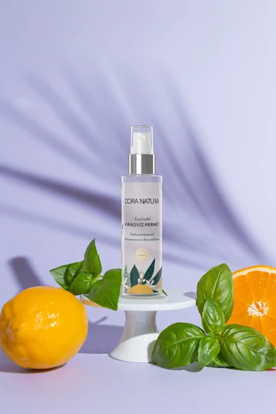 Kép 1/2 - Édesnarancs-bazsalikom hialuronsavas arcpermet 100 ml