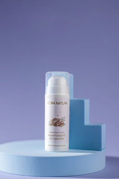 Kép 1/2 - Babapúder illatú babafürdető és sampon 30 ml