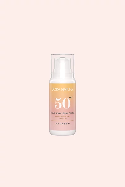 Kép 2/2 - Napkrém karotinnal és kendermagolajjal SPF50 100 ml