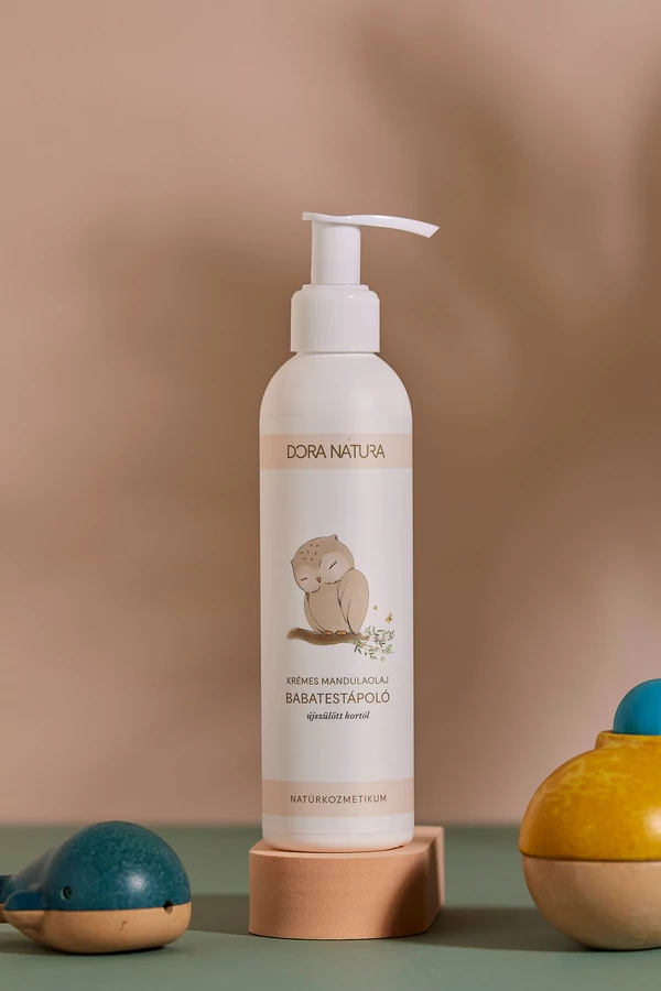Krémes mandulaolaj babatestápoló 200 ml